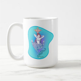 Taza De Café Sirena y ancla