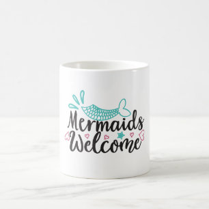 Taza De Café Sirenas Bienvenidas
