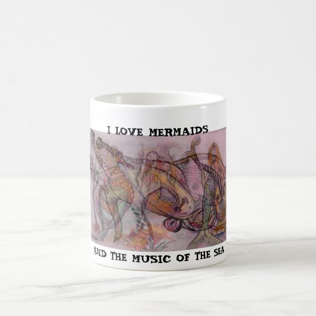 TAZA DE CAFÉ SIRENAS Y MÚSICA (Centro)