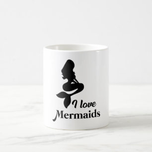 Taza De Café Sirenita Chica Mermaids regalo de cumpleaños diver