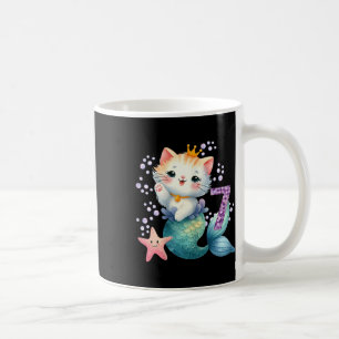 Taza De Café Sirenita de gato 7 años de edad Chicas Fiestas de