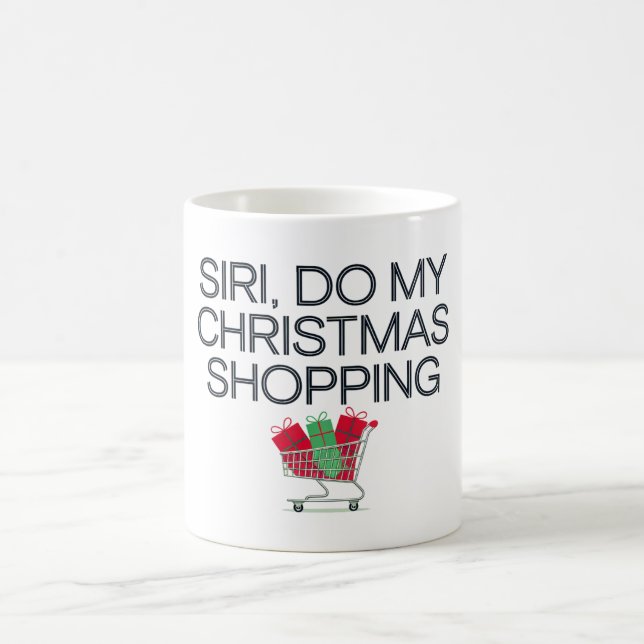 Taza De Café Siri, haz las compras a mis Navidades (Centro)