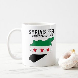 Taza De Café Siria: Bandera libre siria libre de Siria
