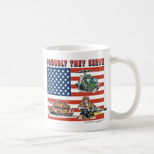 Taza De Café Sirven orgulloso (Derecha)