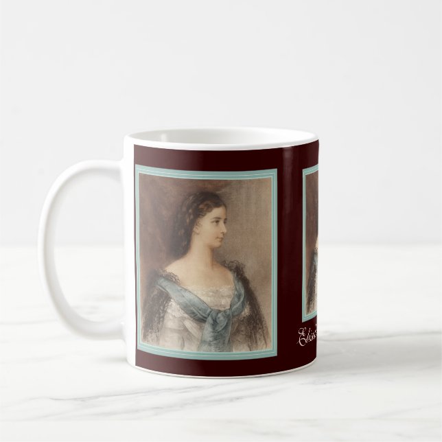 Taza De Café Sisi - Elisabeth de Baviera - emperatriz de (Izquierda)