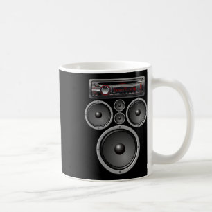 Taza De Café Sistema de altavoces estéreo para el automóvil Aud
