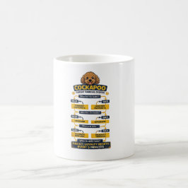 Taza De Café Sistema de clasificación de padres de Cockapoo Reg