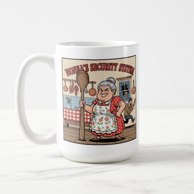 Taza De Café Sistema de Seguridad de Nonna (Izquierda)