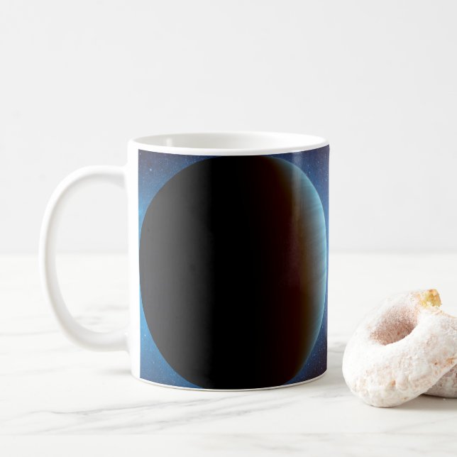 Taza De Café Sistema Estrella Kepler-10. (Con donut)