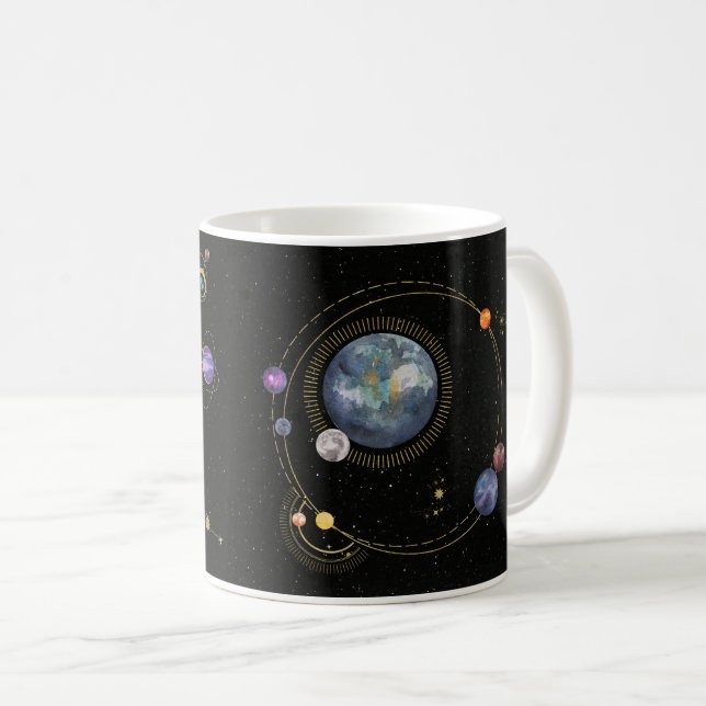 Taza De Café Sistema solar.2.3 (Anverso derecho)
