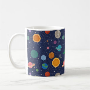 Taza De Café Sistema solar personalizado
