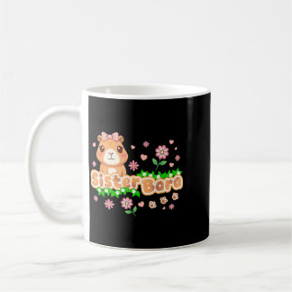 Taza De Café Sisterbara Capybara Hermana De La Cumpleañera