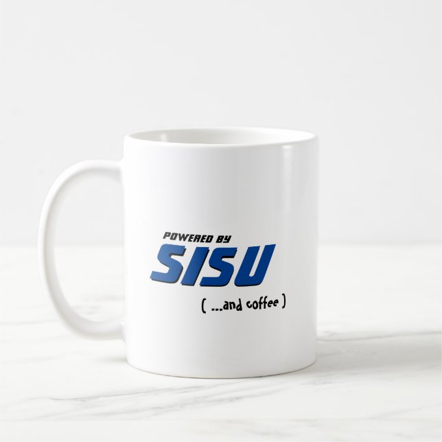 Taza De Café Sisu y café con las banderas (Izquierda)