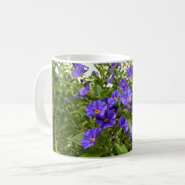 Taza De Café Sisyrinchium Angustifolium Mug (Anverso izquierdo)