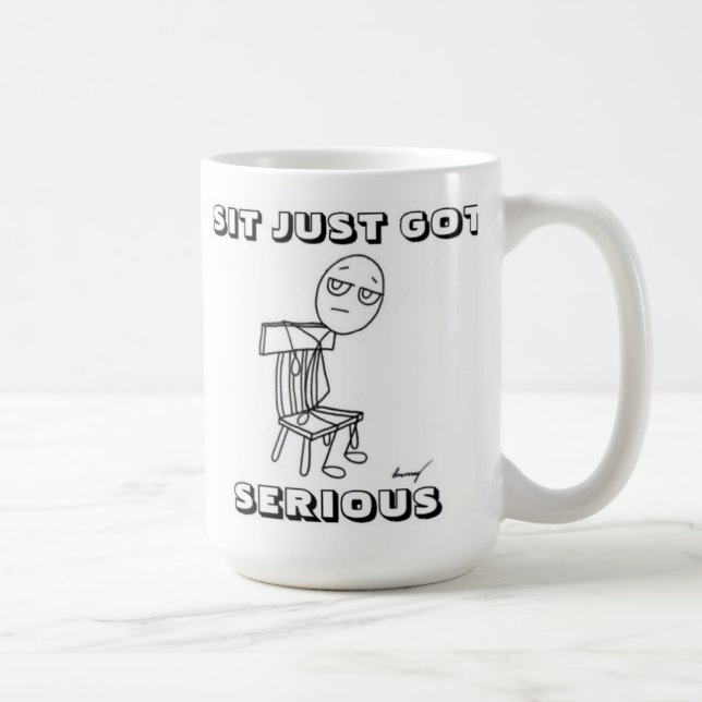 TAZA DE CAFÉ SIT ACABA DE CONSEGUIR UNA GRAVE MAMA (Derecha)