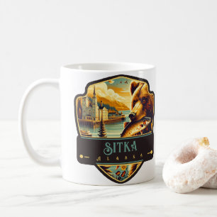 Taza De Café Sitka, Alaska   Antiguo