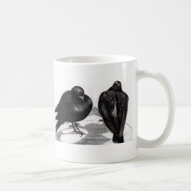 Taza De Café Situación seria 2012 de la paloma (Derecha)