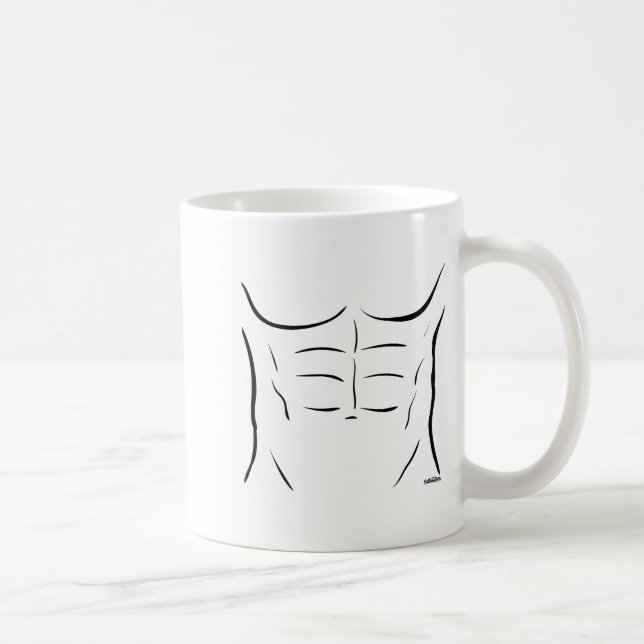 Taza De Café Six Pack Abs  (Derecha)