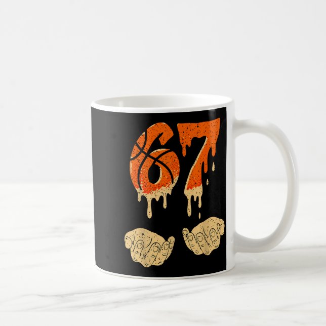 Taza De Café Six Seven 6 7 Gen Alpha Slang Basketball Ice Cream (Derecha)