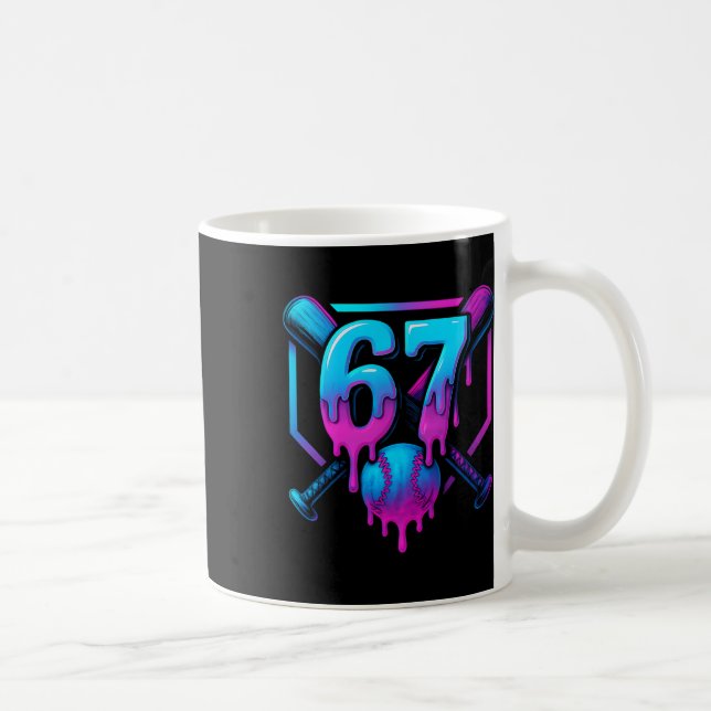 Taza De Café Six Seven Sell Ice Cream Drip Cool 67 Gen Alpha Sl (Derecha)