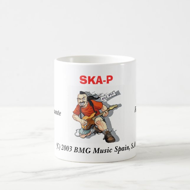 Taza De Café SKA-P, SKAndalosamente Revolucionarios (Centro)
