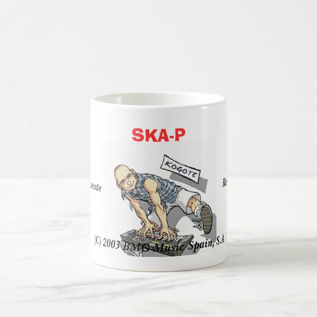 Taza De Café SKA-P, SKAndalosamente, Revolucionarios (Centro)