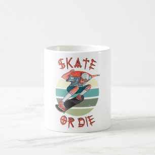 Taza De Café Skate o muere Skateboard Boy