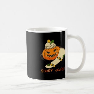 Taza De Café Skateboard de calabaza Halloween Disstume divertid