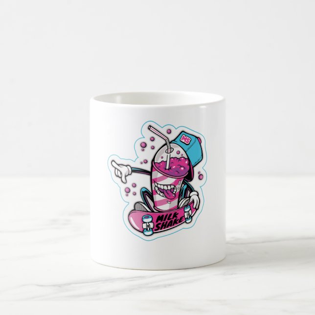 Taza De Café Skateboard Milk Shake (Centro)
