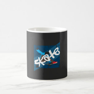 Taza De Café Skateboard Vintage
