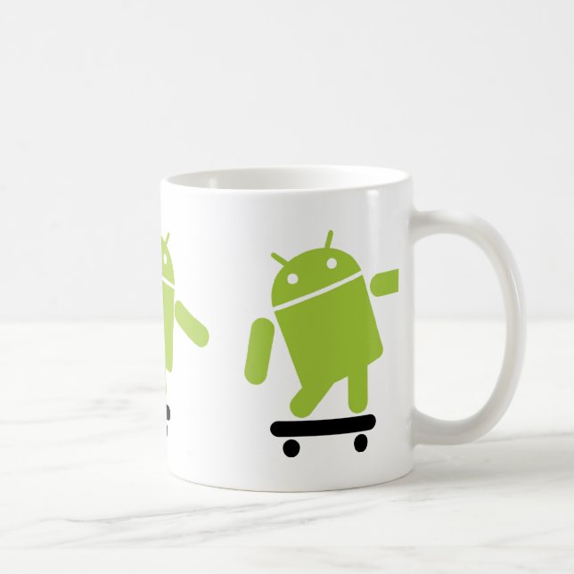 Taza De Café Skateboarding androide (Derecha)