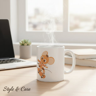 Taza De Café Skateboarding Mouse Coffee Mug - Negrita y Jugador