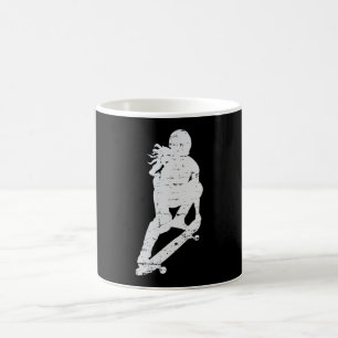 Taza De Café Skater Chica Skateboard Sk8 Skate Gift Idea