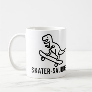 Taza De Café Skater-Saurus