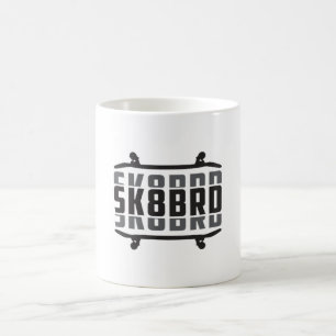 Taza De Café Skater Skateboarding Skate Divertido regalo Idea