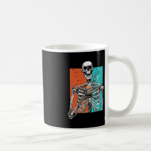 Taza De Café Skeleton Beber café Lover Fun Halloween Skull