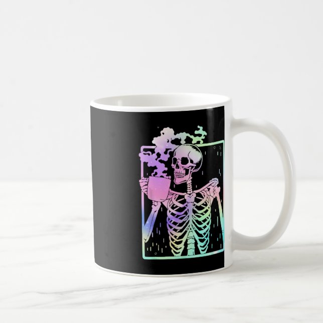 Taza De Café Skeleton Café Consumidor Mujeres hombres Costú Hal (Derecha)