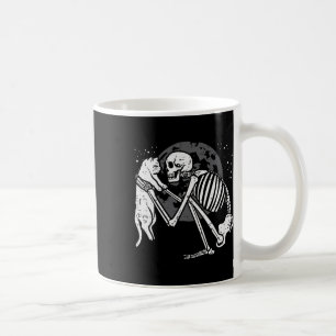 Taza De Café Skeleton Cat Skull Kitty Cute Gótico Halloween Hom