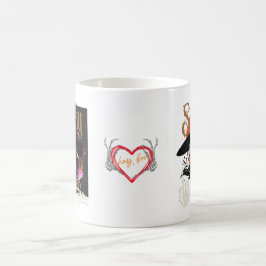 Taza De Café Skeleton Couple Enjoying Coffee