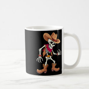 Taza De Café Skeleton Cowboy Halloween Disstume niños Hombres