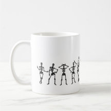 Skeleton Dancing Halloween Mug