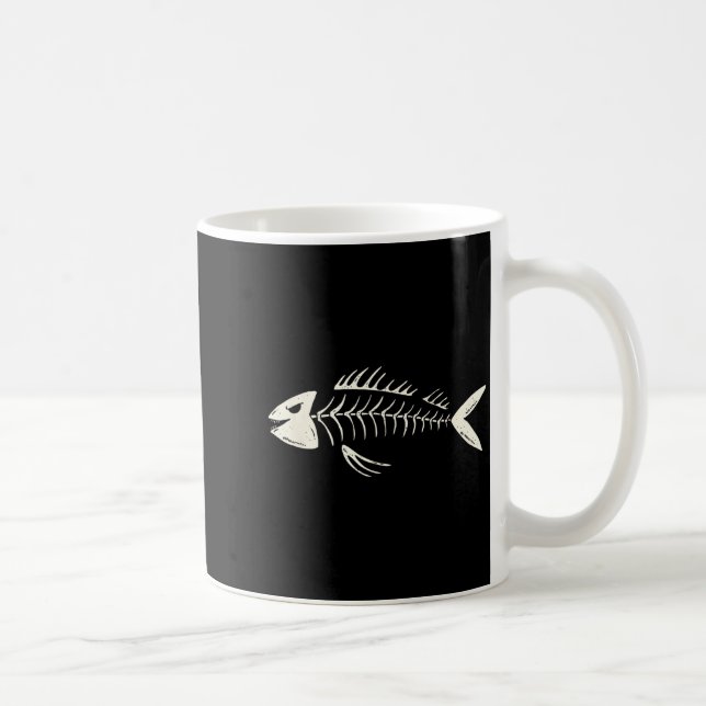 Taza De Café Skeleton Fish Bone Collectors  (Derecha)