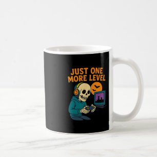 Taza De Café Skeleton Gamer – Solo un nivel más