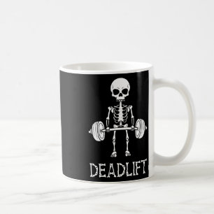 Taza De Café Skeleton Gym Levantamiento de peso Fitness