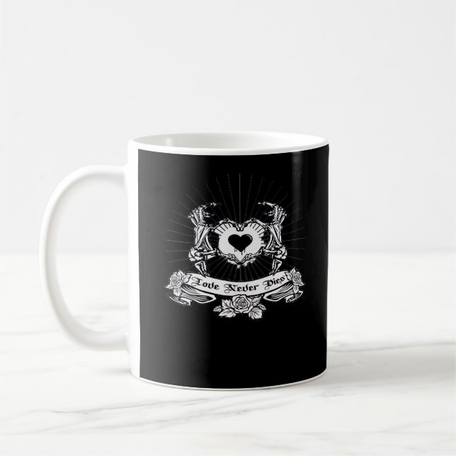 Taza De Café Skeleton Hand Design Classic (Izquierda)