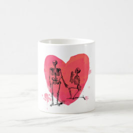 Taza De Café Skeleton Love