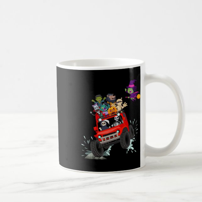 Taza De Café Skeleton Mummy Vampire Zombie Monstruo (Derecha)