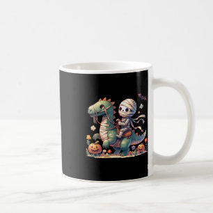 Taza De Café Skeleton Riding Dragon Halloween Templo Kid