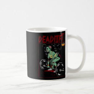 Taza De Café Skeleton Weightlifter Bodybuilder Fitness