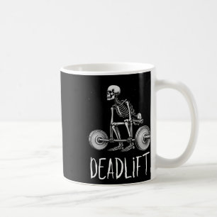 Taza De Café Skeleton Workout Halloween Peso Lifting Fitness